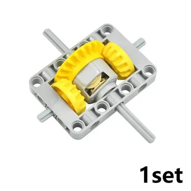 MOC Technical Tire Wheel Cross Hole Set Motorcycle Car Truck Wheels 44309 92402 32019 54120 11957 Construction Building Block - ToylandEU