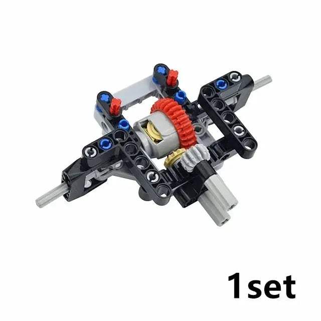 MOC Technical Tire Wheel Cross Hole Set Motorcycle Car Truck Wheels 44309 92402 32019 54120 11957 Construction Building Block - ToylandEU