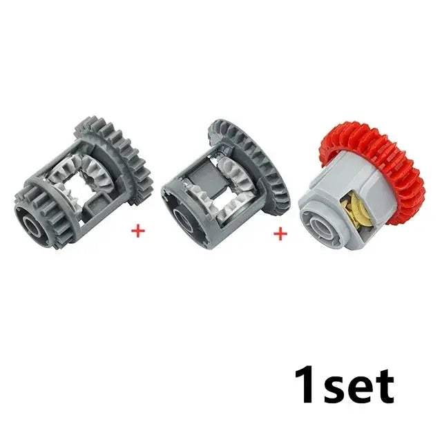 MOC Technical Tire Wheel Cross Hole Set Motorcycle Car Truck Wheels 44309 92402 32019 54120 11957 Construction Building Block - ToylandEU