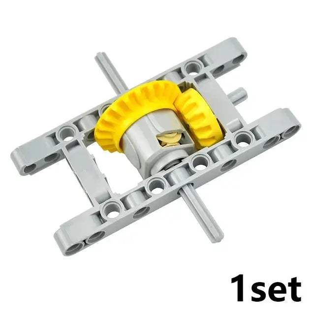 MOC Technical Tire Wheel Cross Hole Set Motorcycle Car Truck Wheels 44309 92402 32019 54120 11957 Construction Building Block - ToylandEU