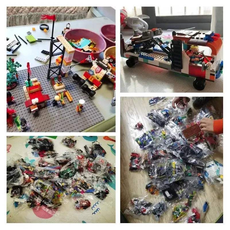 Lego Compatible Building Blocks 2500g Bulk Kids Diy Toy Set - ToylandEU