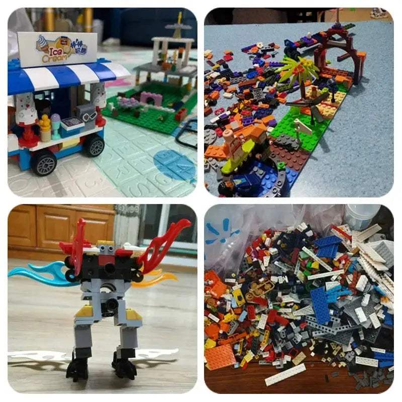 Lego Compatible Building Blocks 2500g Bulk Kids Diy Toy Set - ToylandEU