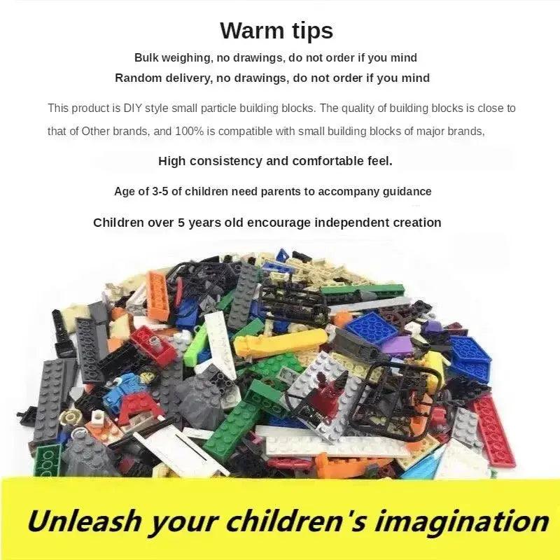  Lego Compatible Building Blocks 2500g Bulk Toy Set -  ToylandEU™