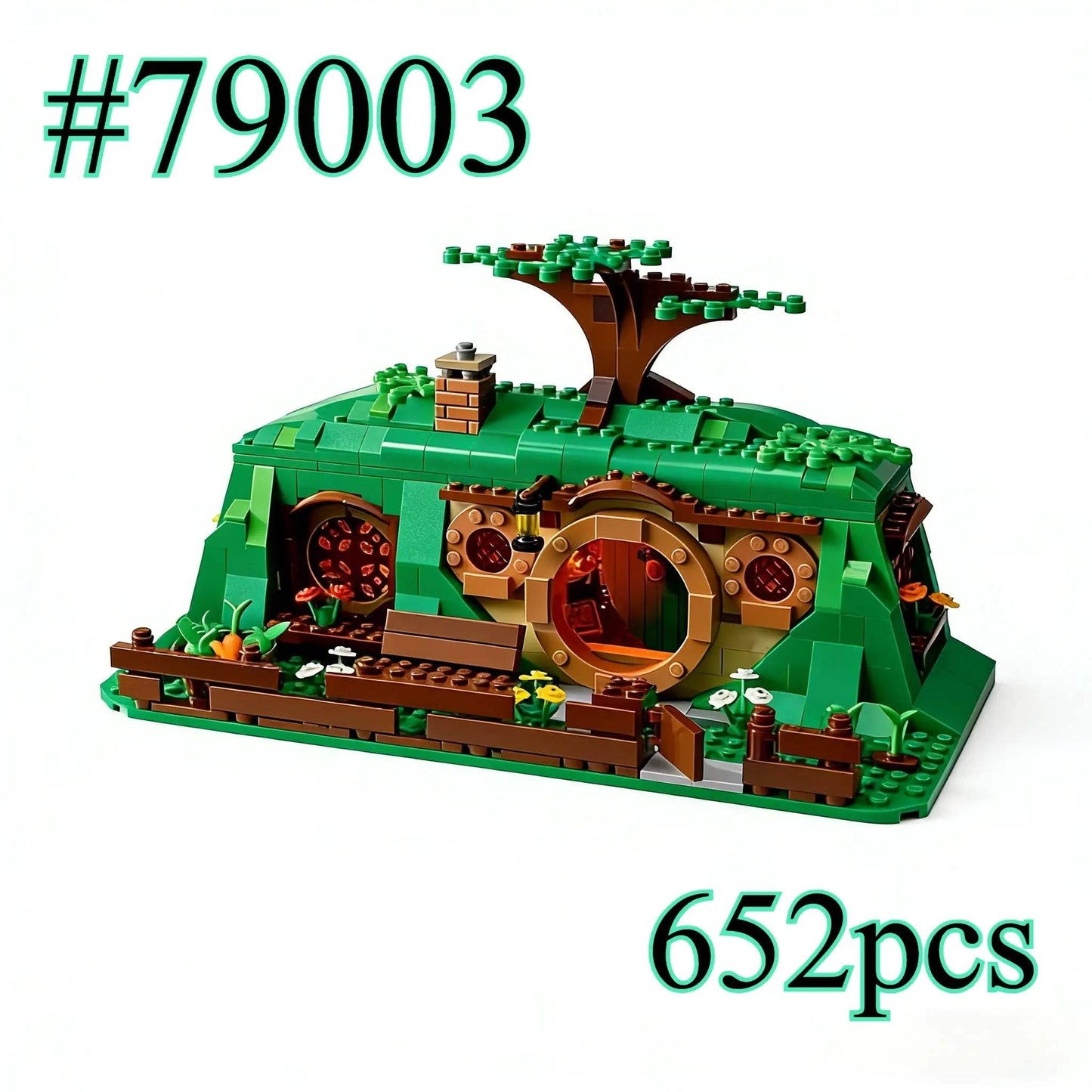 Lego Compatible Building Blocks Birthday Gift Set 652 Pieces - ToylandEU