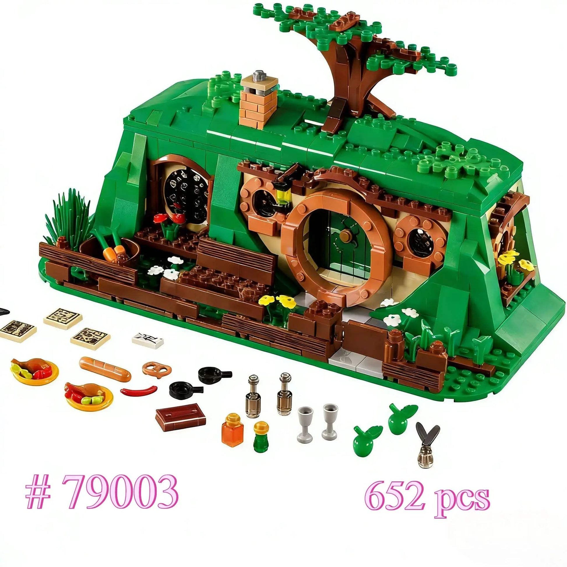 Lego Compatible Building Blocks Birthday Gift Set 652 Pieces - ToylandEU