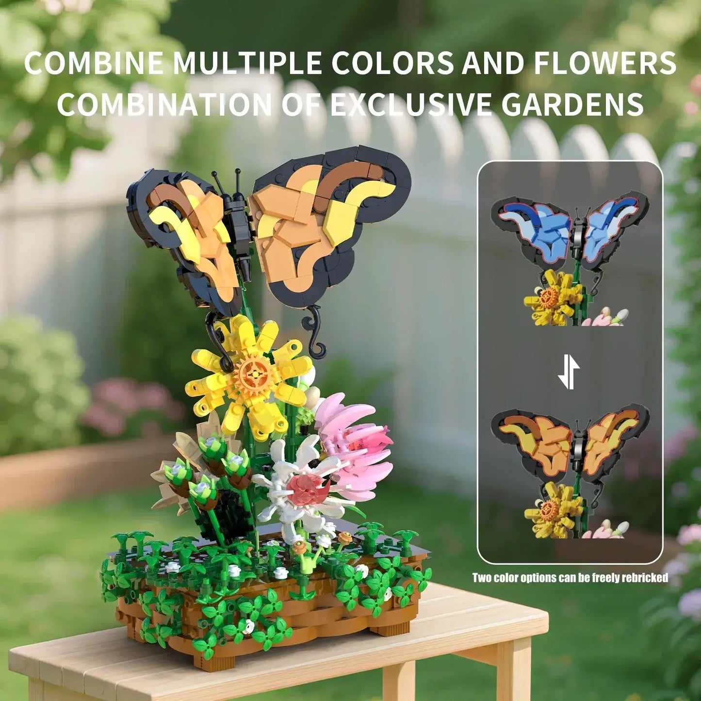 Lego Compatible Building Blocks Bonsai Butterfly Desk Decor - ToylandEU