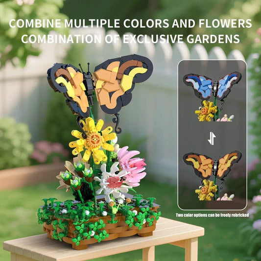 Lego Compatible Building Blocks Bonsai Butterfly Desk Decor - ToylandEU