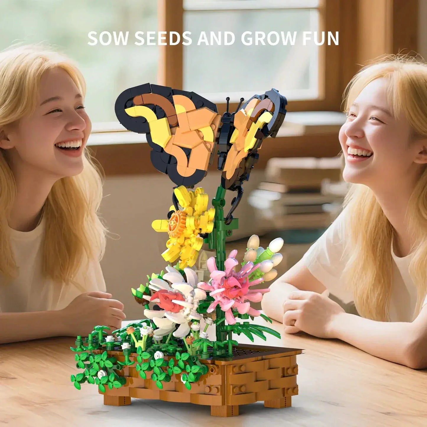Lego Compatible Building Blocks Bonsai Butterfly Desk Decor - ToylandEU