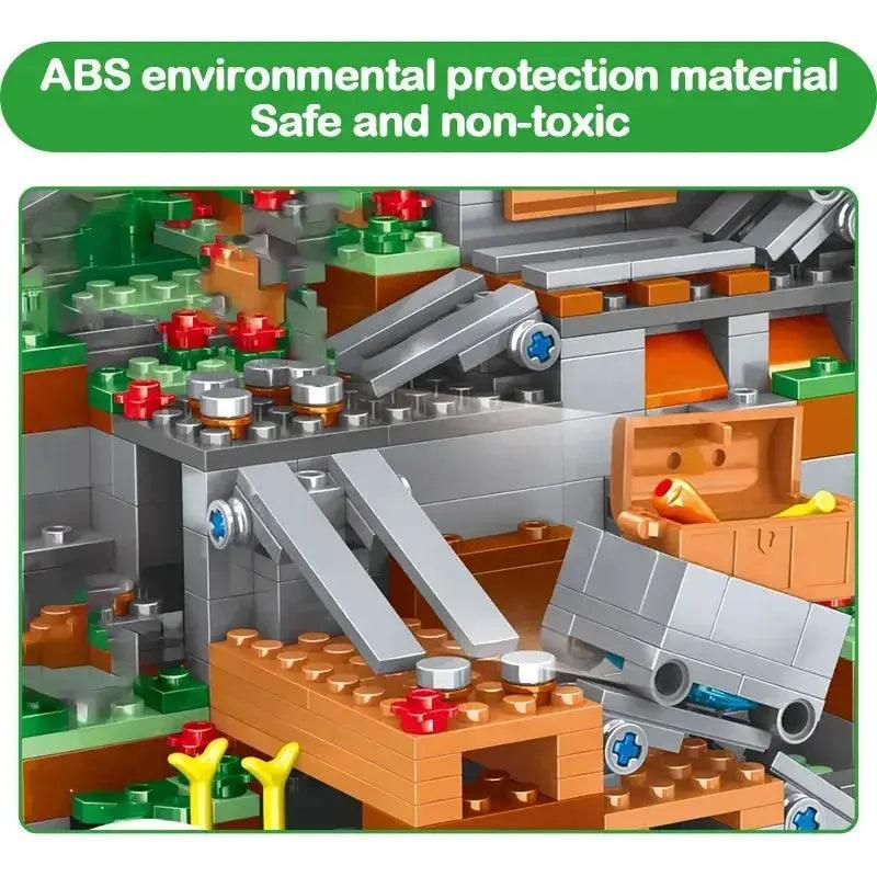  Lego Compatible Building Blocks Cave Village Steve -  ToylandEU™
