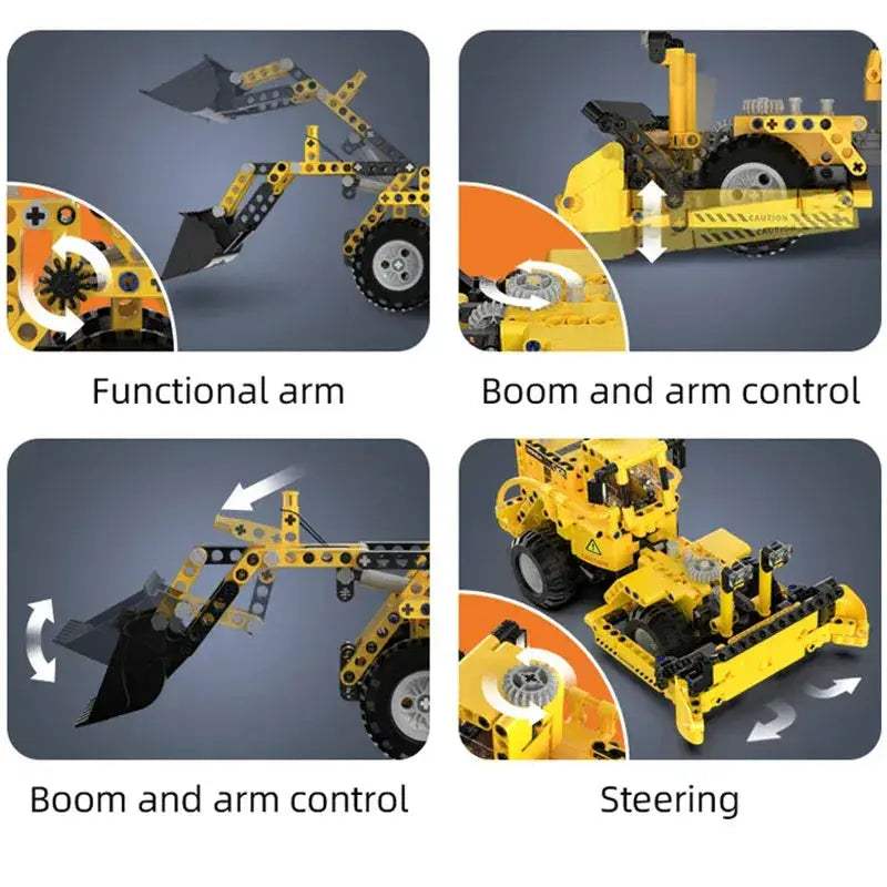 Lego Compatible Building Blocks City Loader And Mining Truck - ToylandEU