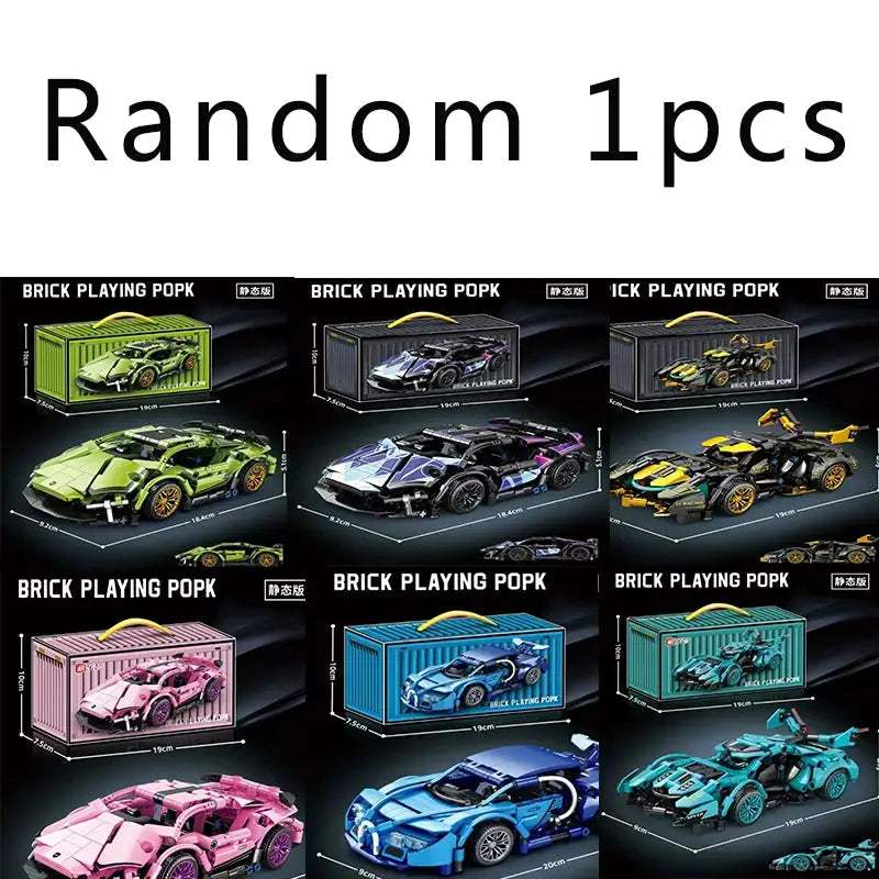  Lego Compatible Building Blocks Creative Racing Car Kit -  ToylandEU™