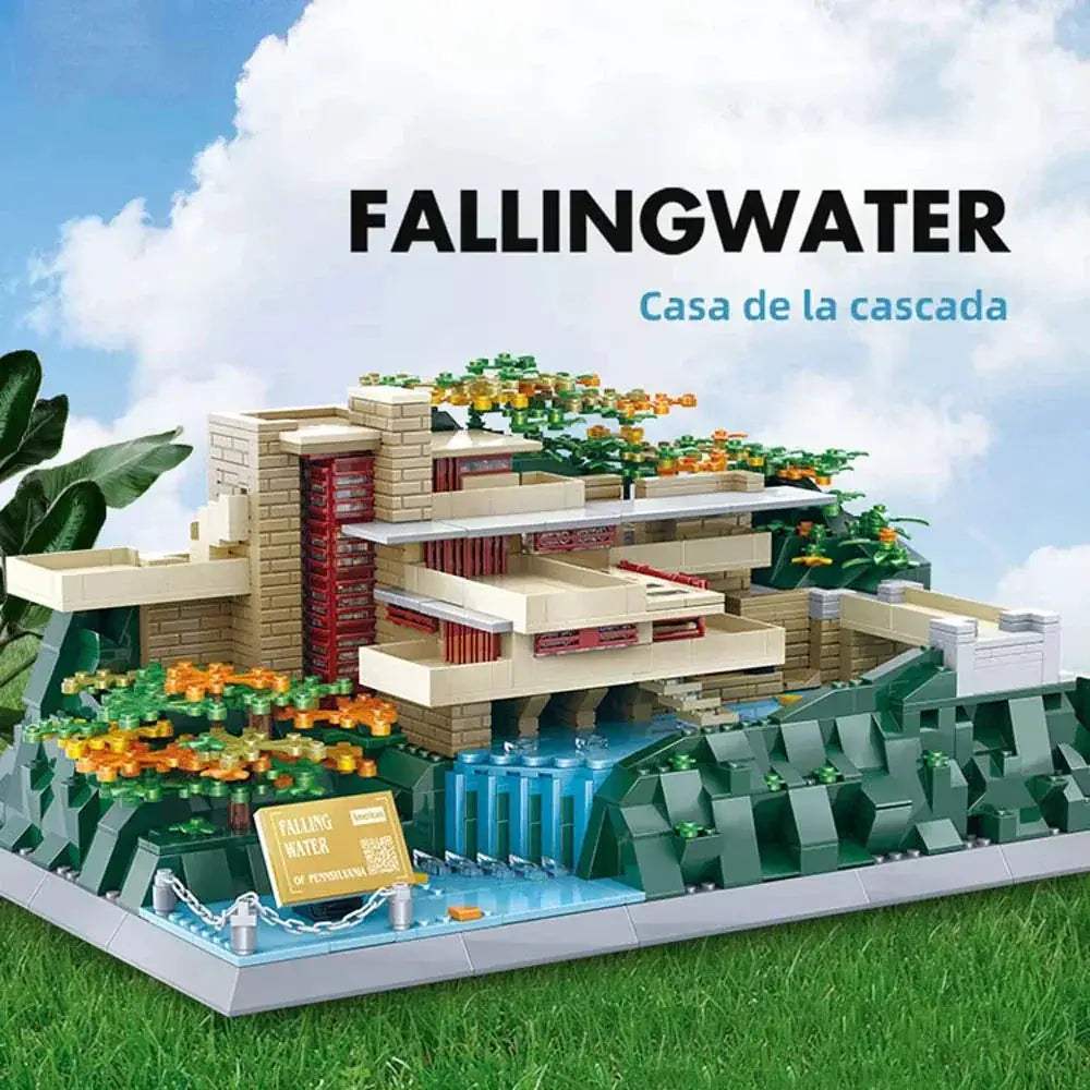 Lego Compatible Building Blocks Educational Street View Villa - ToylandEU