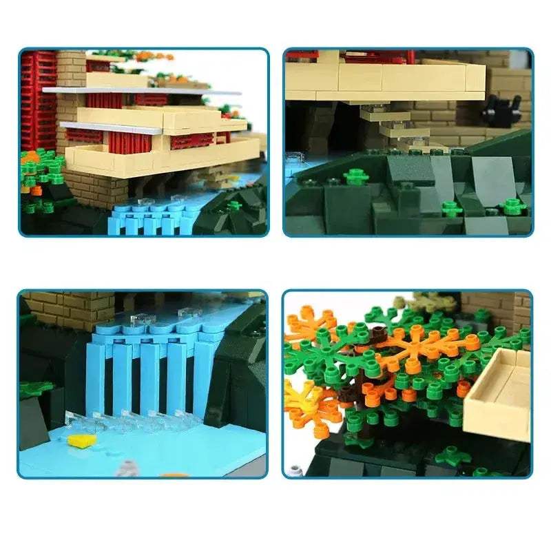 Lego Compatible Building Blocks Educational Street View Villa - ToylandEU