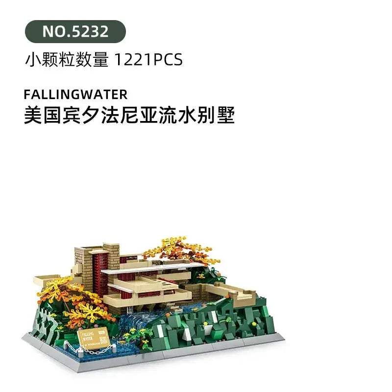 Lego Compatible Building Blocks Educational Street View Villa - ToylandEU