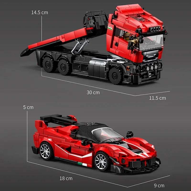 Lego Compatible Building Blocks Educational Trailer Set - ToylandEU