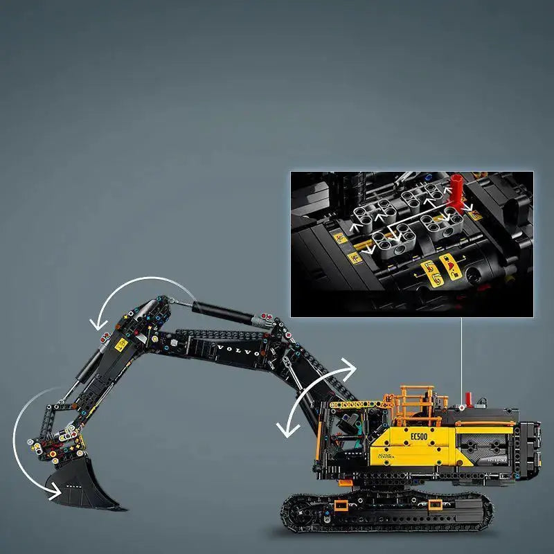 Lego Compatible Building Blocks Excavator Construction Set - ToylandEU