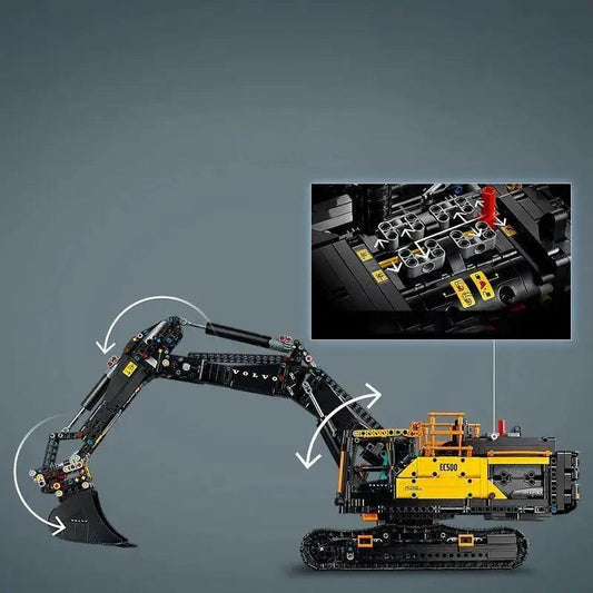  Lego Compatible Building Blocks Excavator Durable Abs -  ToylandEU™