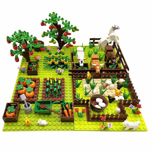  Lego Compatible Building Blocks Farm Animals Edu Set -  ToylandEU™