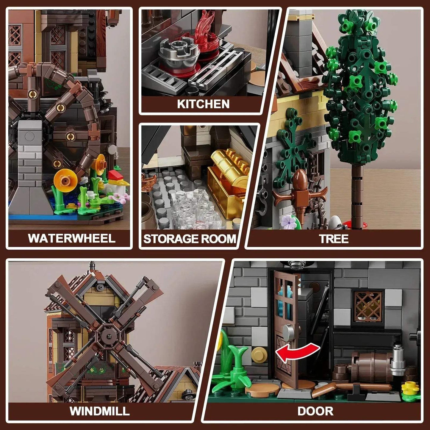  Lego Compatible Building Blocks Farm House Set Educational -  ToylandEU™