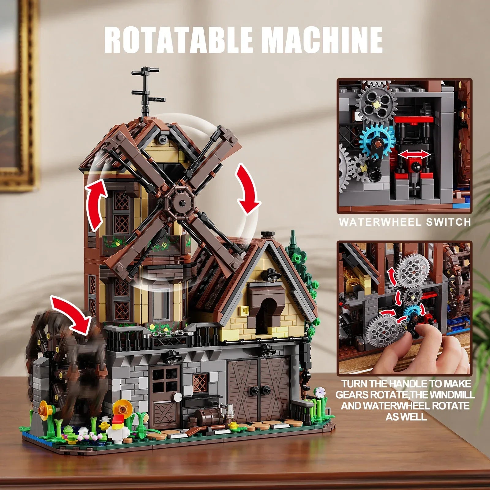 Lego Compatible Building Blocks Farm House Set For Educational Fun - ToylandEU