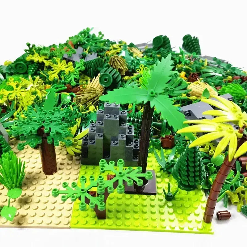 Lego Compatible Building Blocks For Creative Jungle Play - ToylandEU