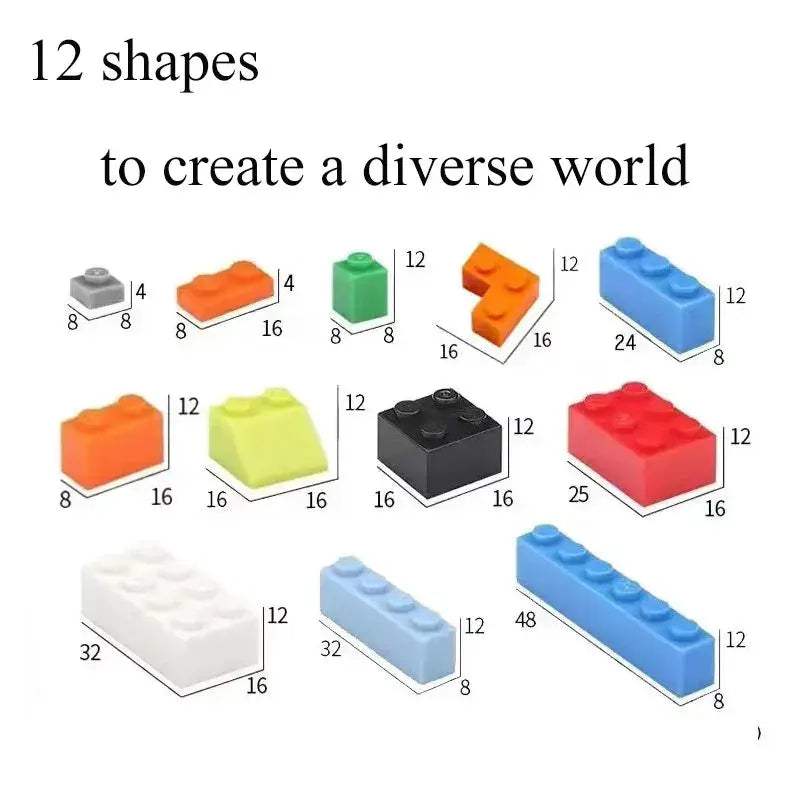 Lego Compatible Building Blocks For Kids Educational Fun - ToylandEU