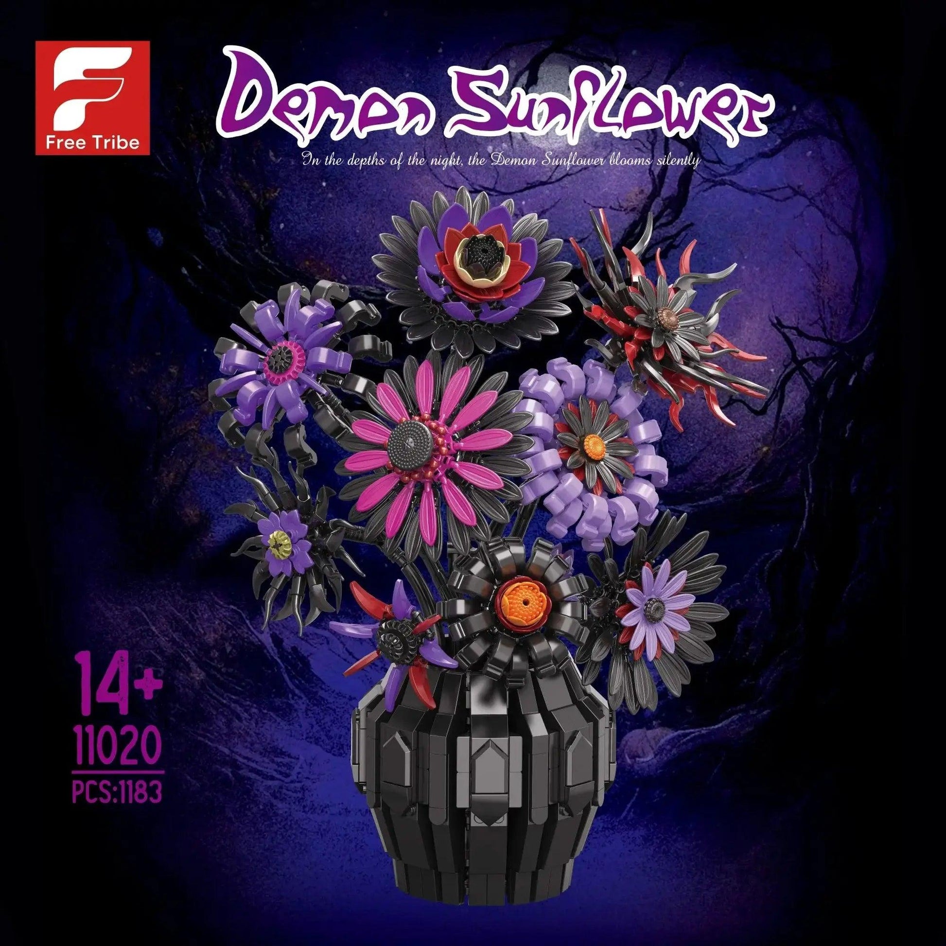  Lego Compatible Building Blocks Gothic Flower Gift -  ToylandEU™