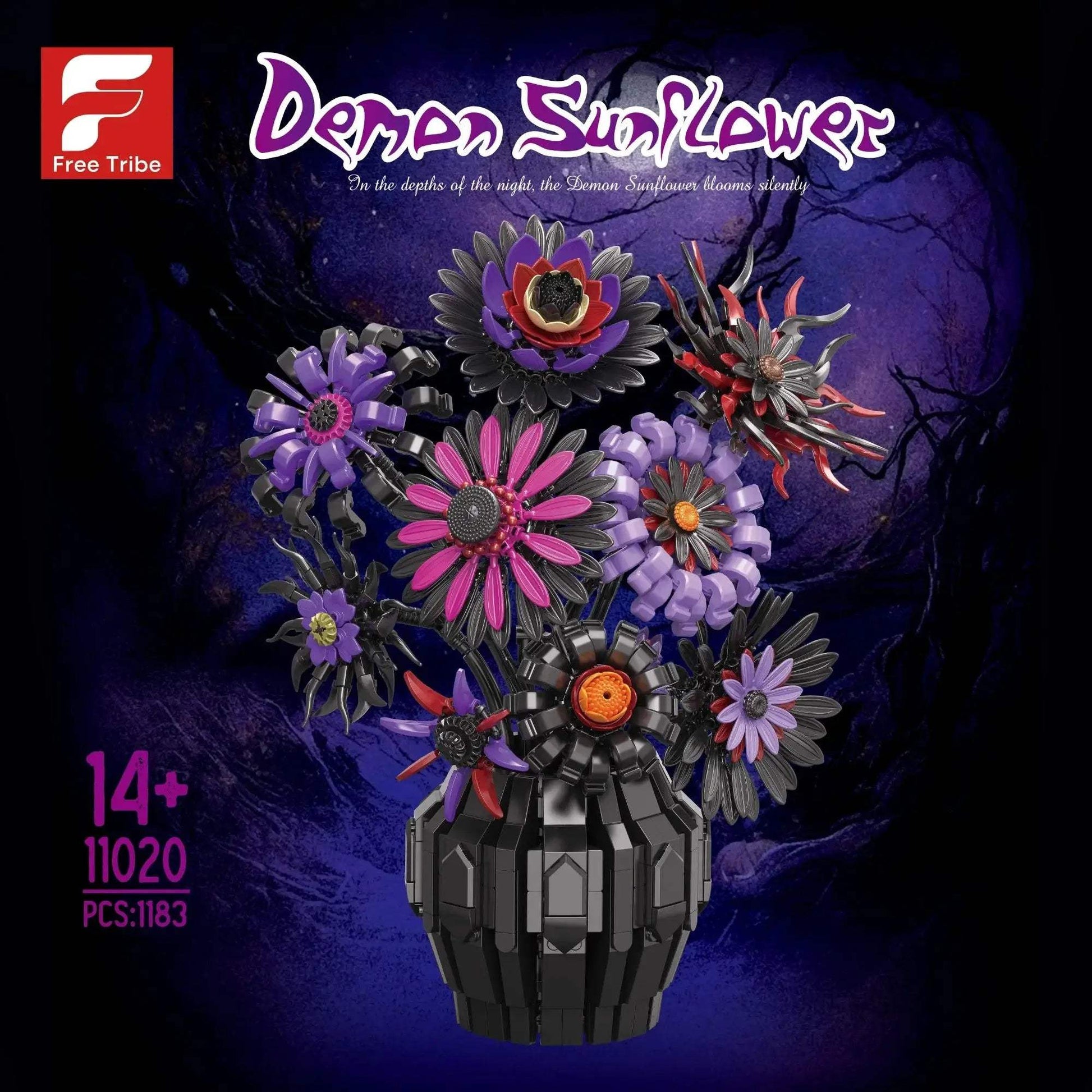  Lego Compatible Building Blocks Gothic Flower Gift -  ToylandEU™