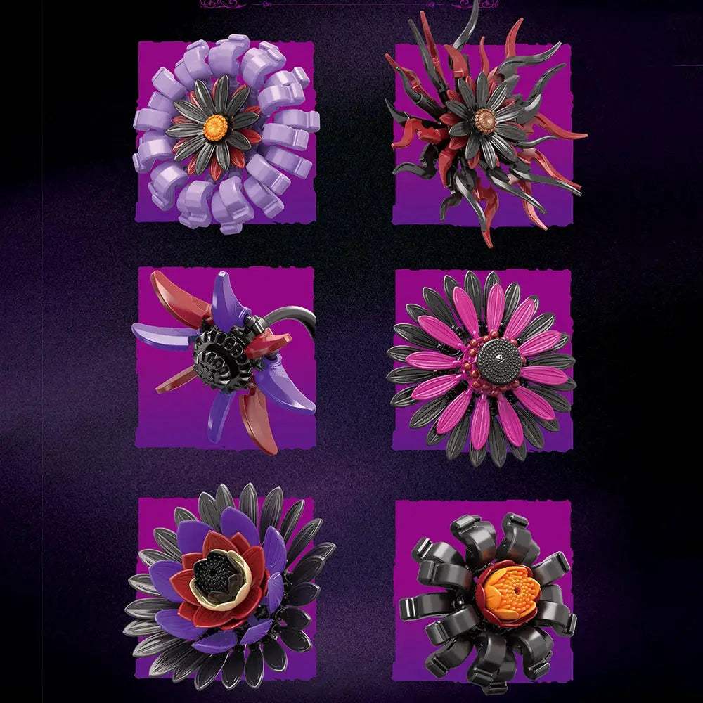  Lego Compatible Building Blocks Gothic Flower Gift -  ToylandEU™