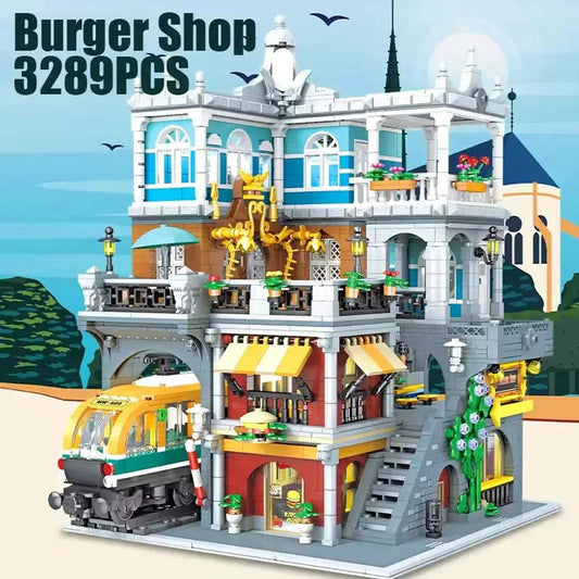  Lego Compatible Building Blocks Light City View Set -  ToylandEU™