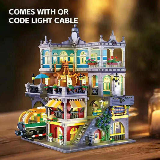  Lego Compatible Building Blocks Light City View Set -  ToylandEU™