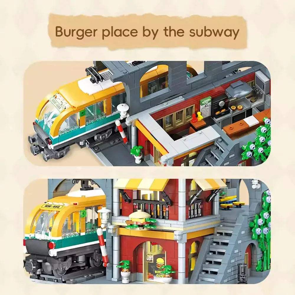  Lego Compatible Building Blocks Light City View Set -  ToylandEU™