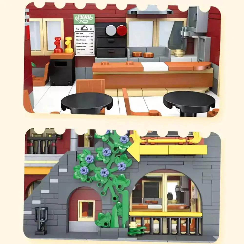  Lego Compatible Building Blocks Light City View Set -  ToylandEU™