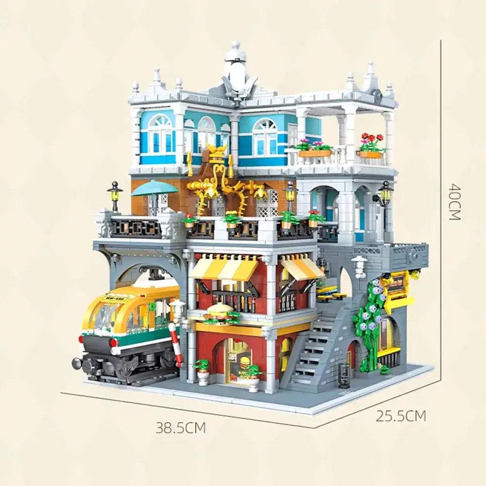  Lego Compatible Building Blocks Light City View Set -  ToylandEU™