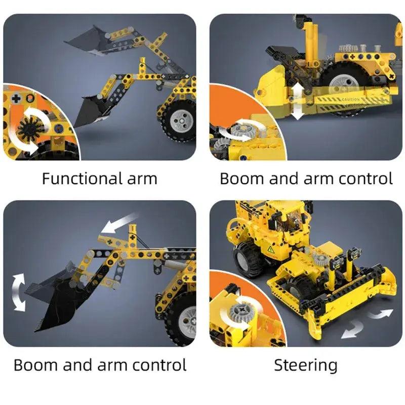  Lego Compatible Building Blocks Loader And Mining Truck -  ToylandEU™