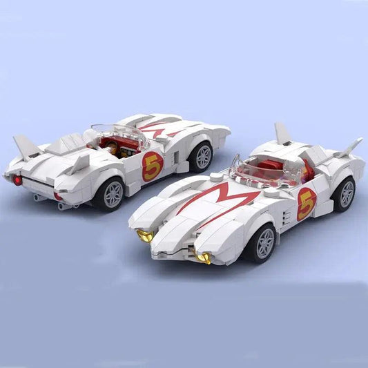  Lego Compatible Building Blocks Mach 5 Racing Car STEM -  ToylandEU™