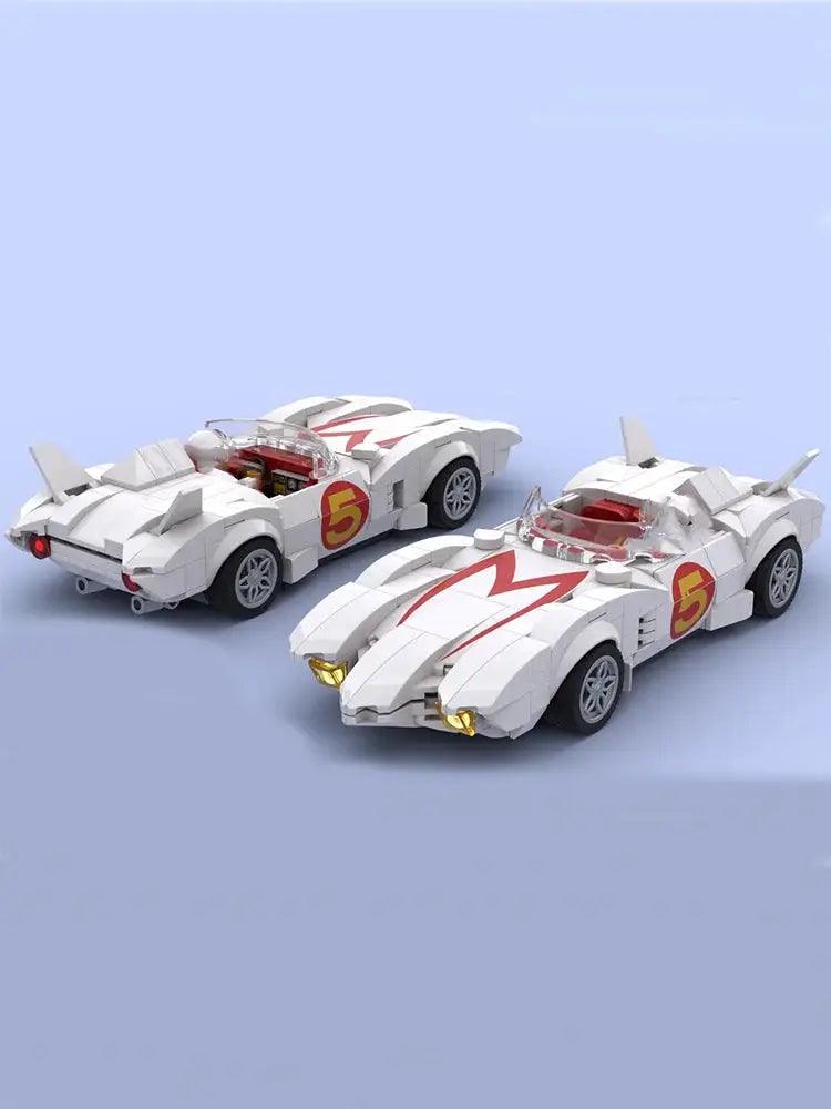  Lego Compatible Building Blocks Mach 5 Racing Car STEM -  ToylandEU™