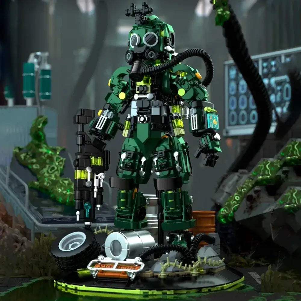 Lego Compatible Building Blocks Mech Warrior Xeno Striker Set Collectible - ToylandEU