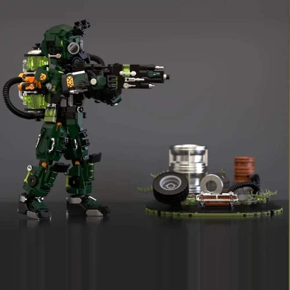 Lego Compatible Building Blocks Mech Warrior Xeno Striker Set Collectible - ToylandEU