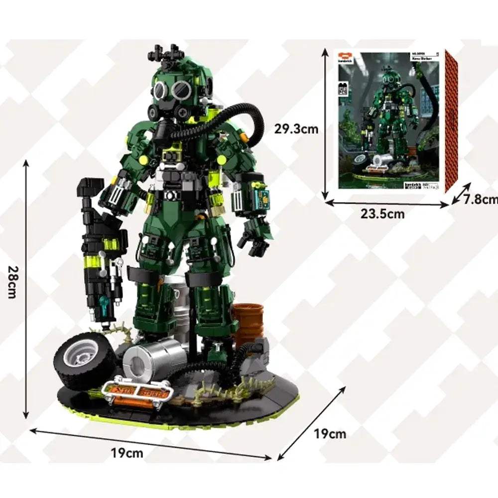 Lego Compatible Building Blocks Mech Warrior Xeno Striker Set Collectible - ToylandEU