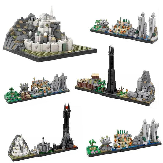  Lego Compatible Building Blocks Minas Tirith Skyline -  ToylandEU™