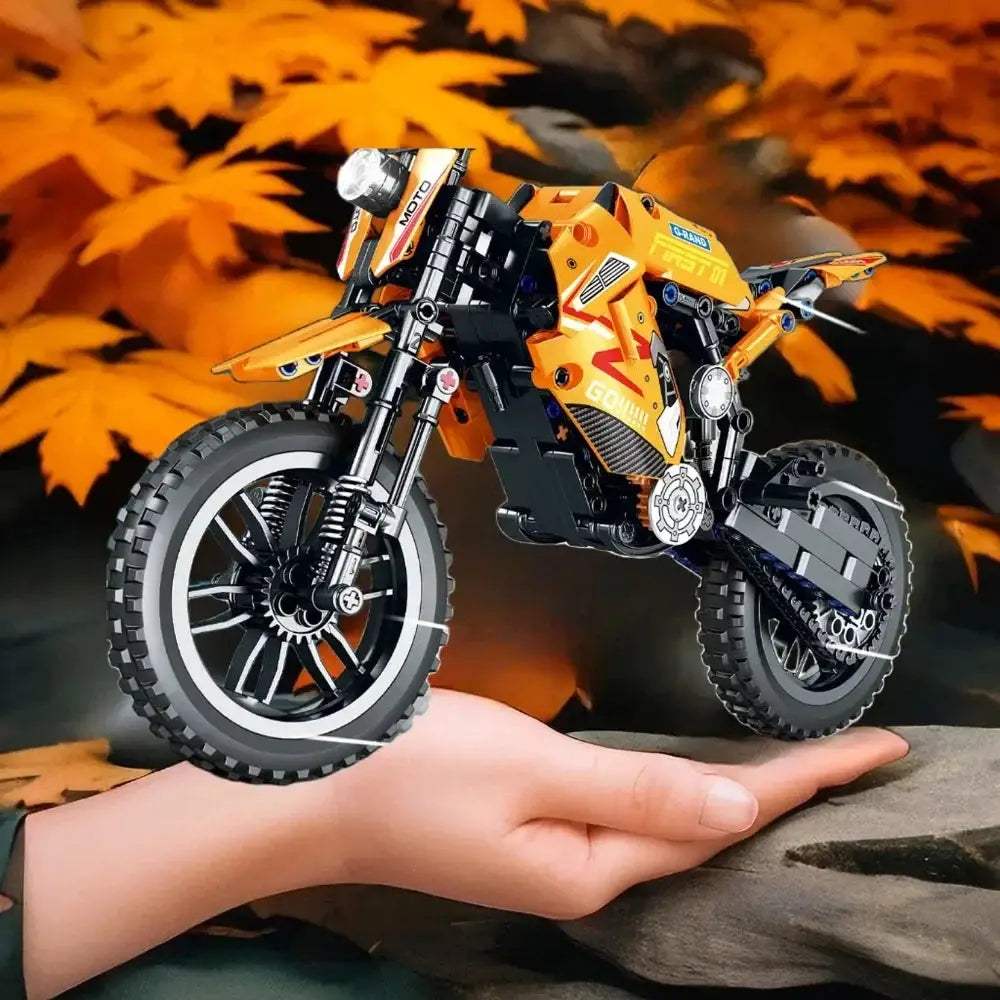 City Tech Motorcycle Car Model Building Blocks City Sports Rapid Racing Motorbike Model Bricks Toy for Childrens Gift - ToylandEU