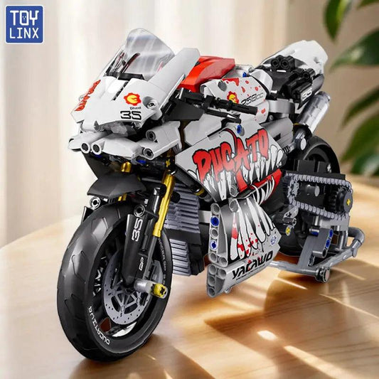  Lego Compatible Building Blocks Motorcycle Kit CE -  ToylandEU™