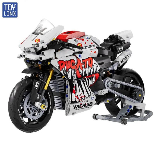  Lego Compatible Building Blocks Motorcycle Kit CE -  ToylandEU™