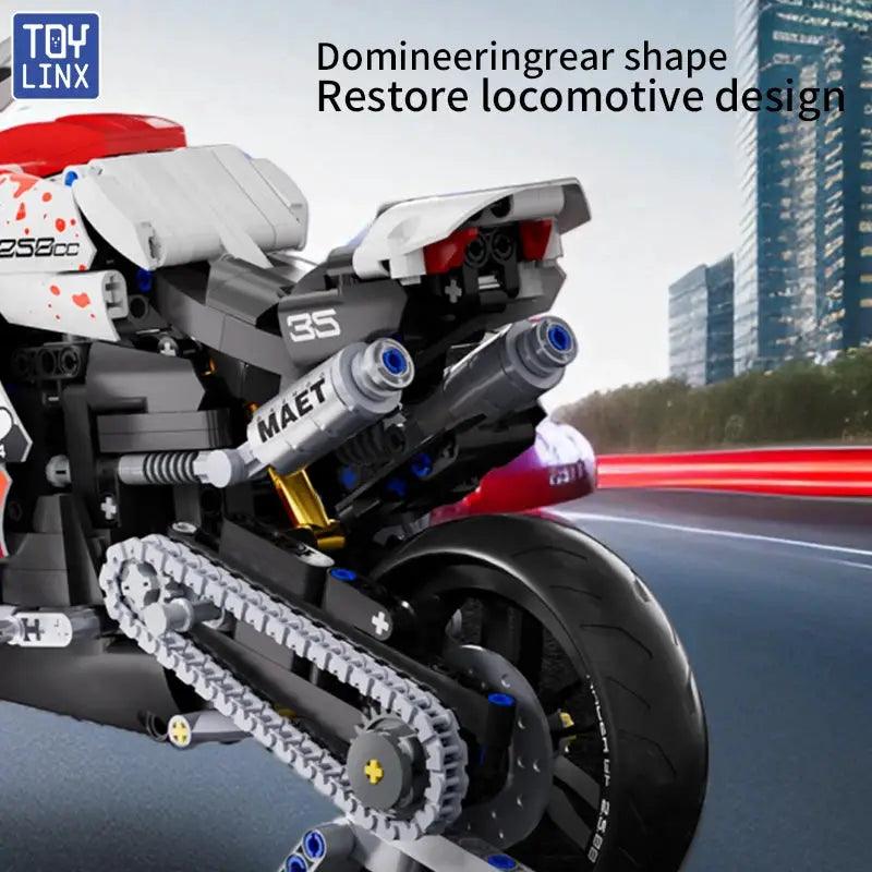  Lego Compatible Building Blocks Motorcycle Kit CE -  ToylandEU™