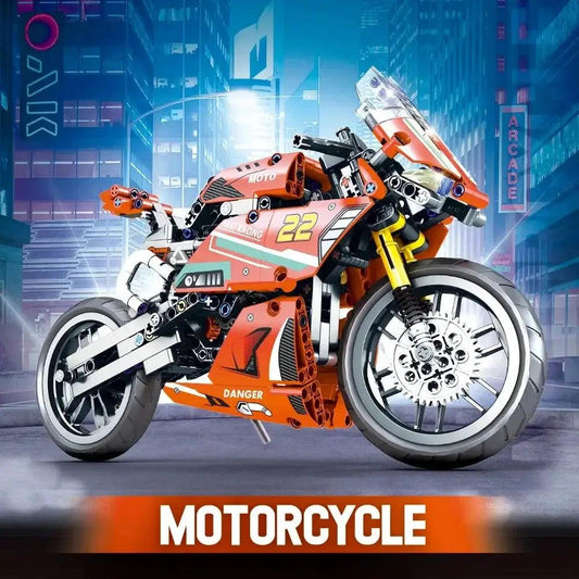  Lego Compatible Building Blocks Motorcycle Set For Kids -  ToylandEU™