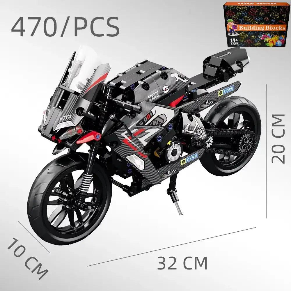  Lego Compatible Building Blocks Motorcycle Set For Kids -  ToylandEU™