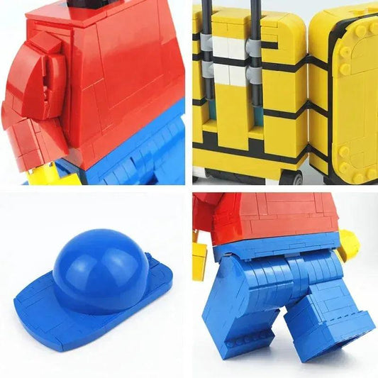  Lego Compatible Building Blocks Portable Suitcase Kids -  ToylandEU™