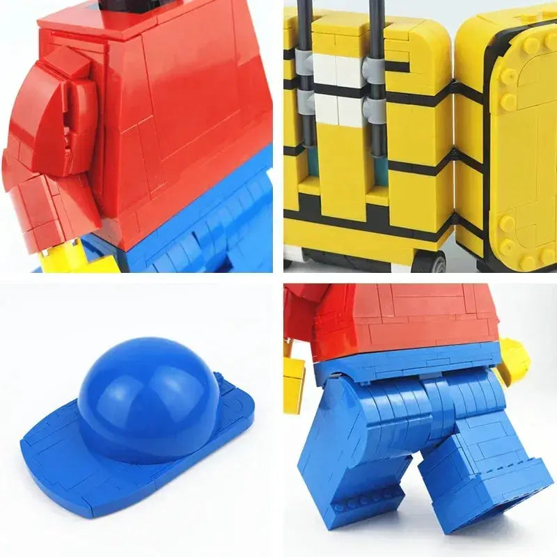 Lego Compatible Building Blocks Portable Suitcase Set - ToylandEU