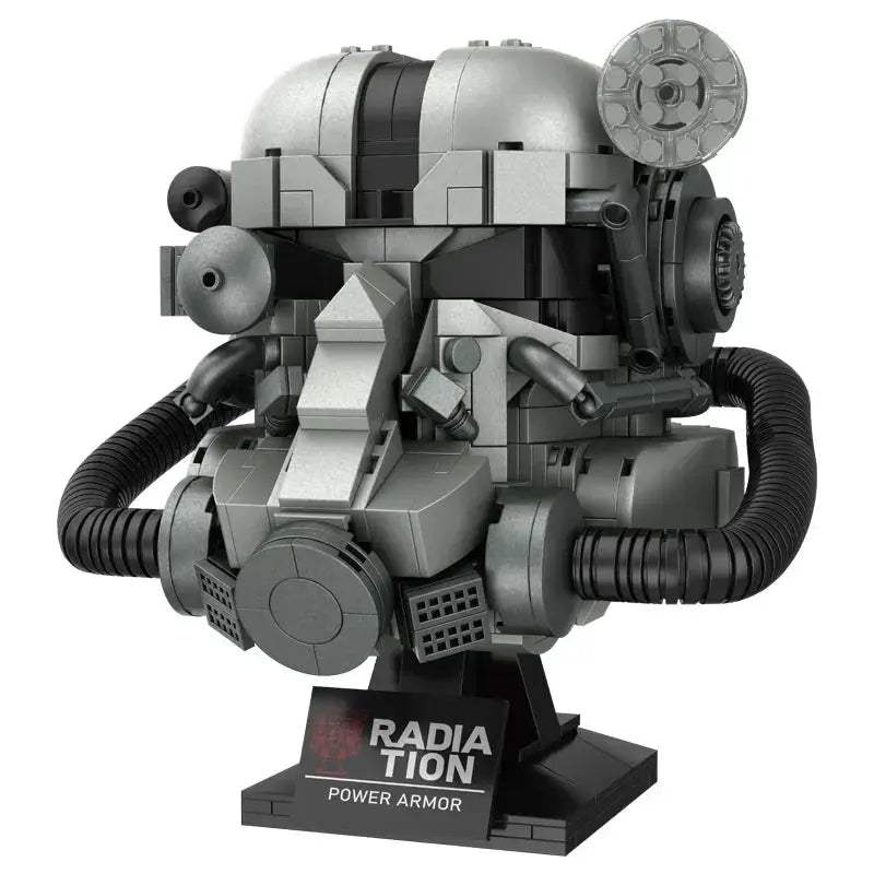 Lego Compatible Building Blocks Power Armor Helmet Desktop Decor - ToylandEU